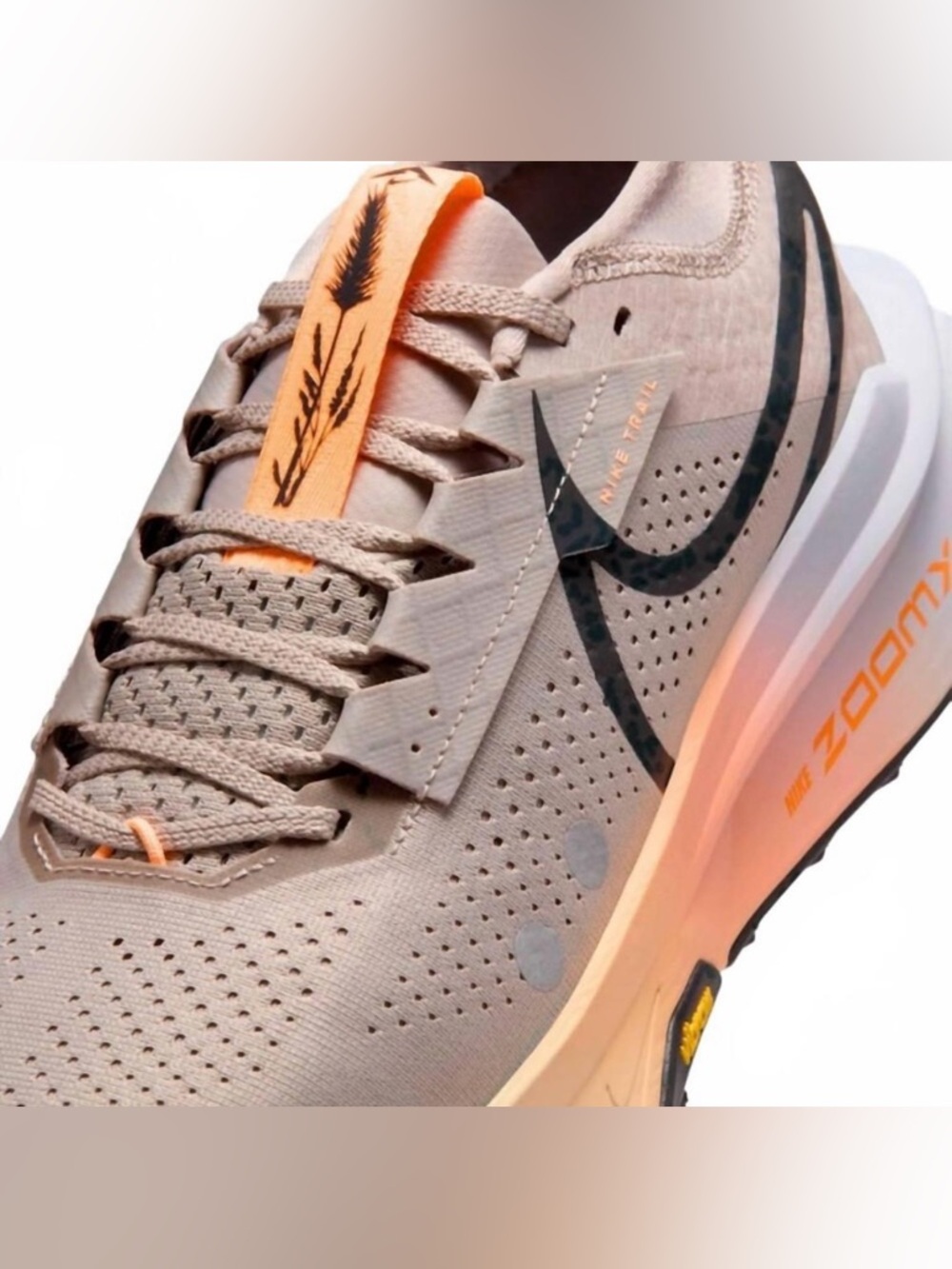 Nike ZoomX 🔥 Zegama Trail 2 Malt Alabaster Black Trail Running FD5190-200 11.5 - Picture 10 of 12
